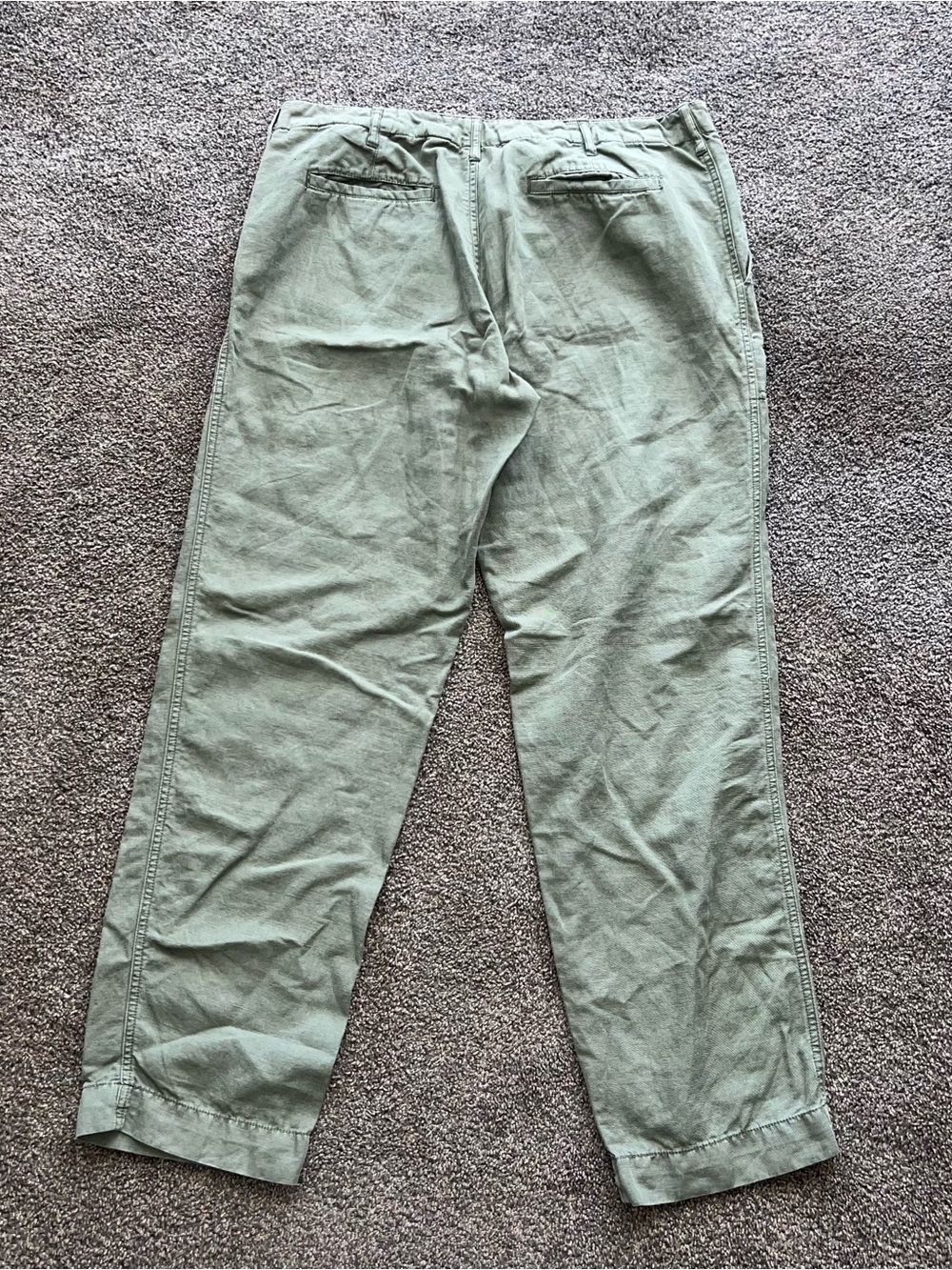 Vintage 1950’s James W. Brine Linen Pants Mens 36x30 Italy Made See Pictures - Picture 3 of 8
